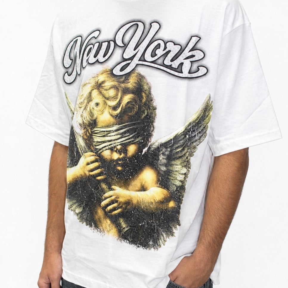 Outfit Completo Streetwear "Blind Angel" - T-shirt & Baggy Jeans