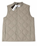Gilet Trapuntato con Bottoni a Pressione